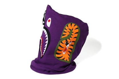 BAPE Color Camo Shark Face Mask Purple