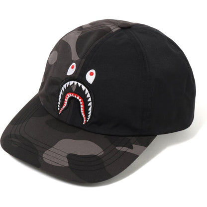 BAPE Color Camo Shark Panel Cap Black