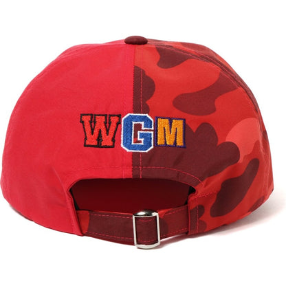 BAPE Color Camo Shark Panel Cap Red