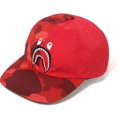 BAPE Color Camo Shark Panel Cap Red