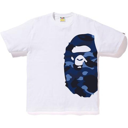 BAPE Color Camo Side Big Ape Head Tee White/Navy