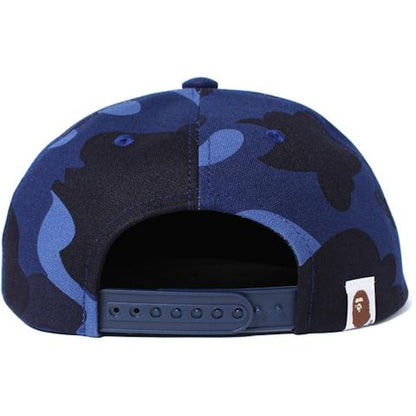 BAPE Color Camo Snap Back Cap M Navy