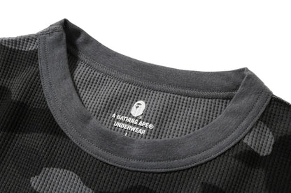 BAPE Color Camo Thermal L/S Tee Black