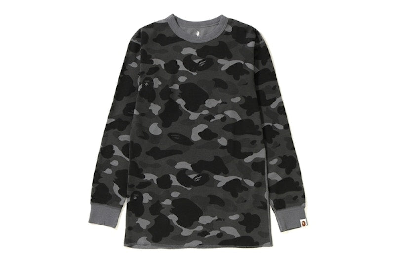 BAPE Color Camo Thermal L/S Tee Black