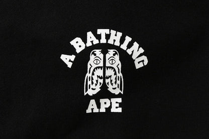 BAPE Color Camo Tiger Shark Crewneck Red
