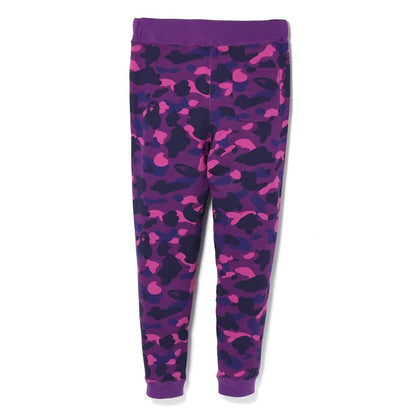 BAPE Color Camo Tiger Slim Sweat Pants Purple