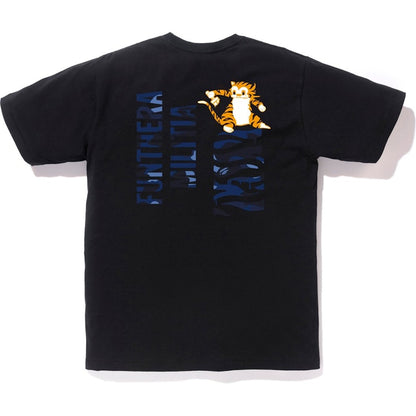 BAPE Color Camo Tiger Tee Black/Blue