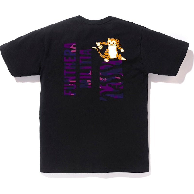 BAPE Color Camo Tiger Tee Black/Purple