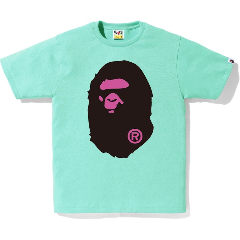 BAPE Colors Big Ape Head Tee (SS18) Green