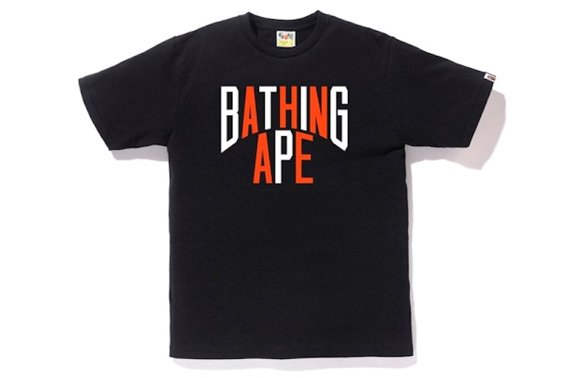 BAPE Colors NYC Logo Tee Black