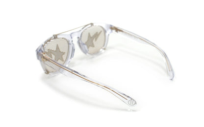 BAPE Convertible Blinds & Shades Bapesta Sunglasses Clear