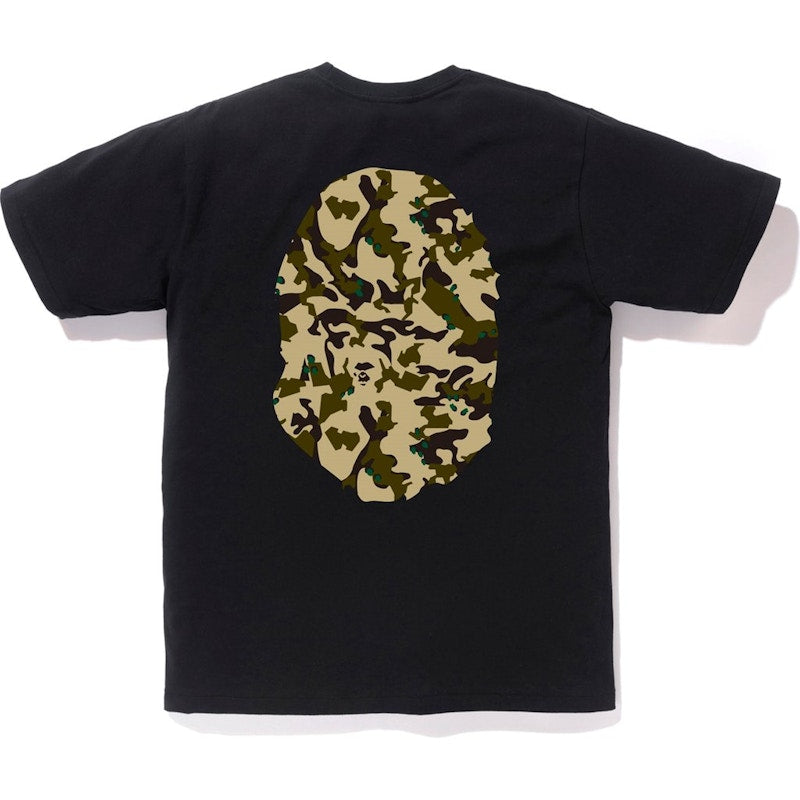 BAPE Desert Camo Big Ape Head Tee Black/Yellow
