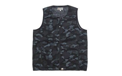 BAPE Dot Camo Foot Soldier Down Vest Black