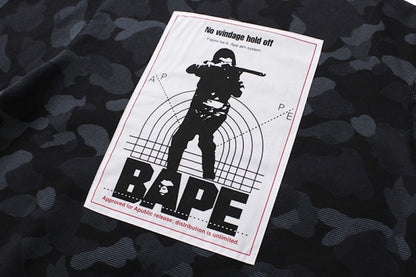 BAPE Dot Camo Wide Crewneck Black