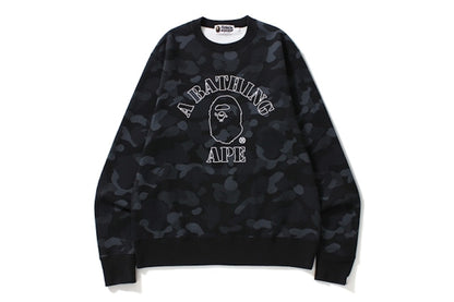 BAPE Dot Camo Wide Crewneck Black