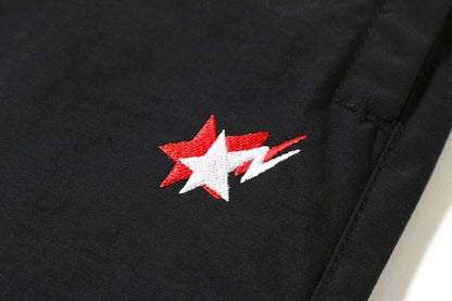 BAPE Double Bapesta Track Pants Black