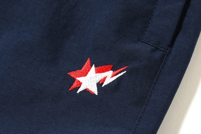 BAPE Double Bapesta Track Pants Navy