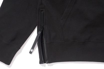 BAPE Double Knit High Neck Pullover Hoodie Black