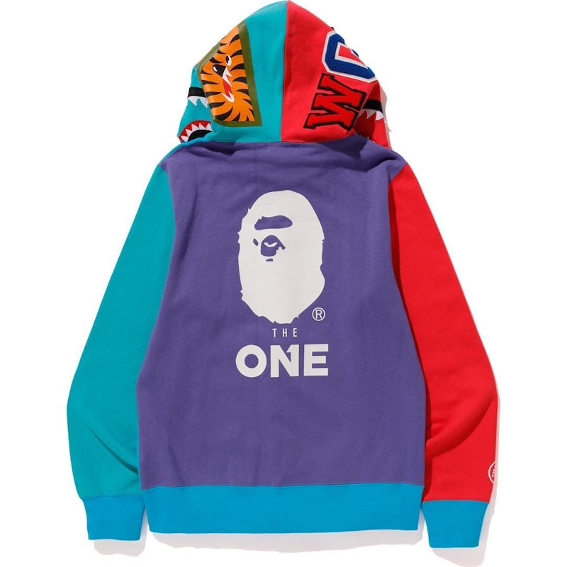 BAPE EA Sports The One Shark Full Zip Hoodie Multi