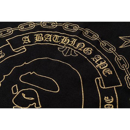 BAPE Embroidery Tee Black