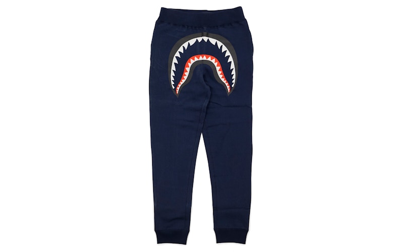 BAPE Faceless Shark Sweatpants Navy