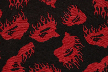 BAPE Fire Pattern Knit Black