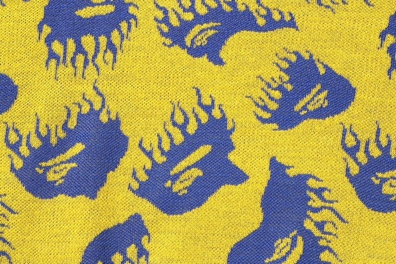 BAPE Fire Pattern Knit Yellow