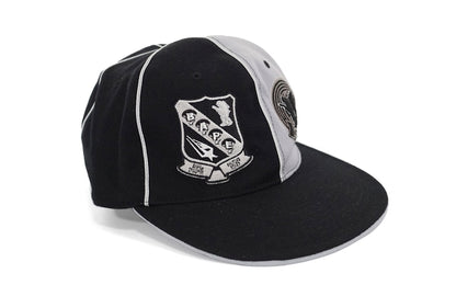 BAPE Footsoldier Emblem Wool 6 Panel Fitted Cap Black/Grey