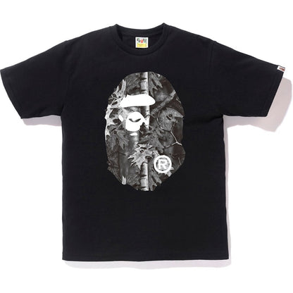 BAPE Forest Camo Big Ape Head Tee Black/Black