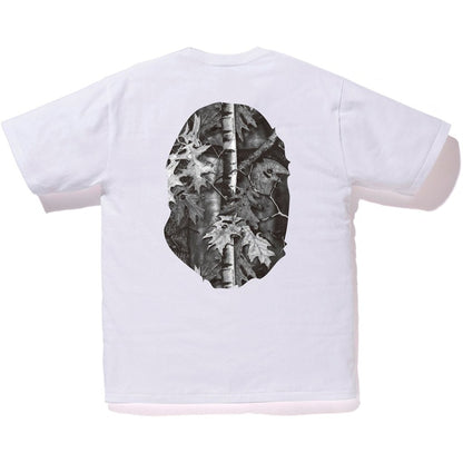 BAPE Forest Camo Big Ape Head Tee White/Black
