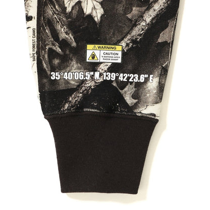 BAPE Forest Camo Wide Crewneck Black