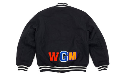 BAPE Front Facing Shark Varsity Black