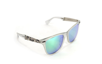 BAPE Frost Camo Accent Sunglasses 5 Clear/Light Green