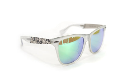 BAPE Frost Camo Accent Sunglasses 5 Clear/Light Green