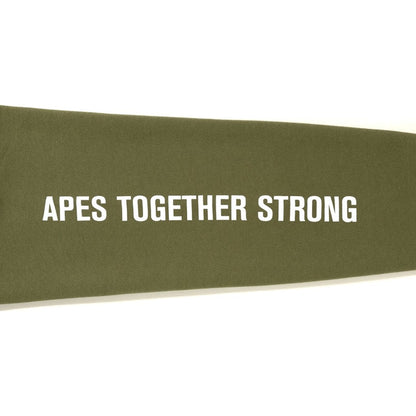 BAPE Funnel Neck Sweat Top Olive