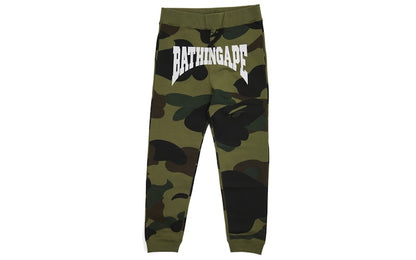 BAPE Giant 1st Camo Slim Sweatpants Green