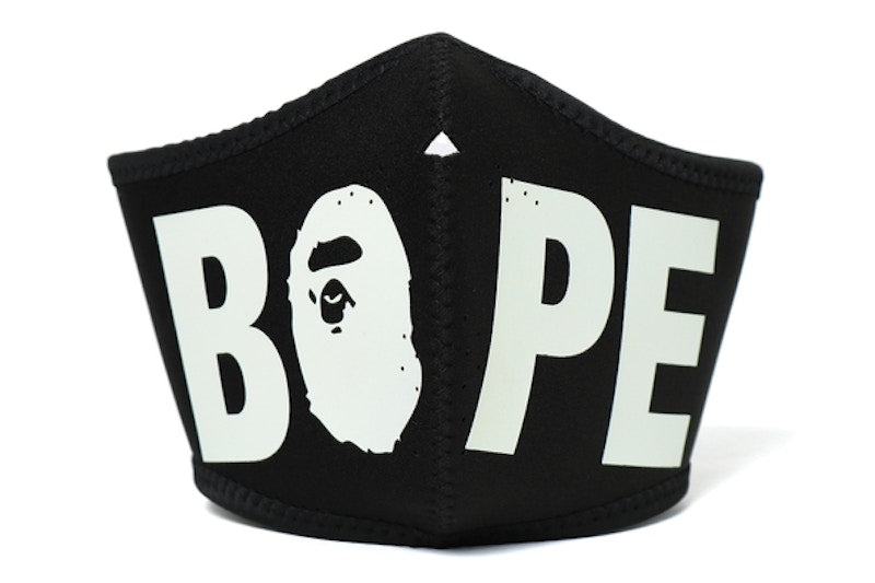 BAPE Glow In The Dark Mask Black