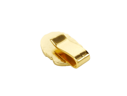 BAPE Gold Apehead Brim Garment Clip Gold