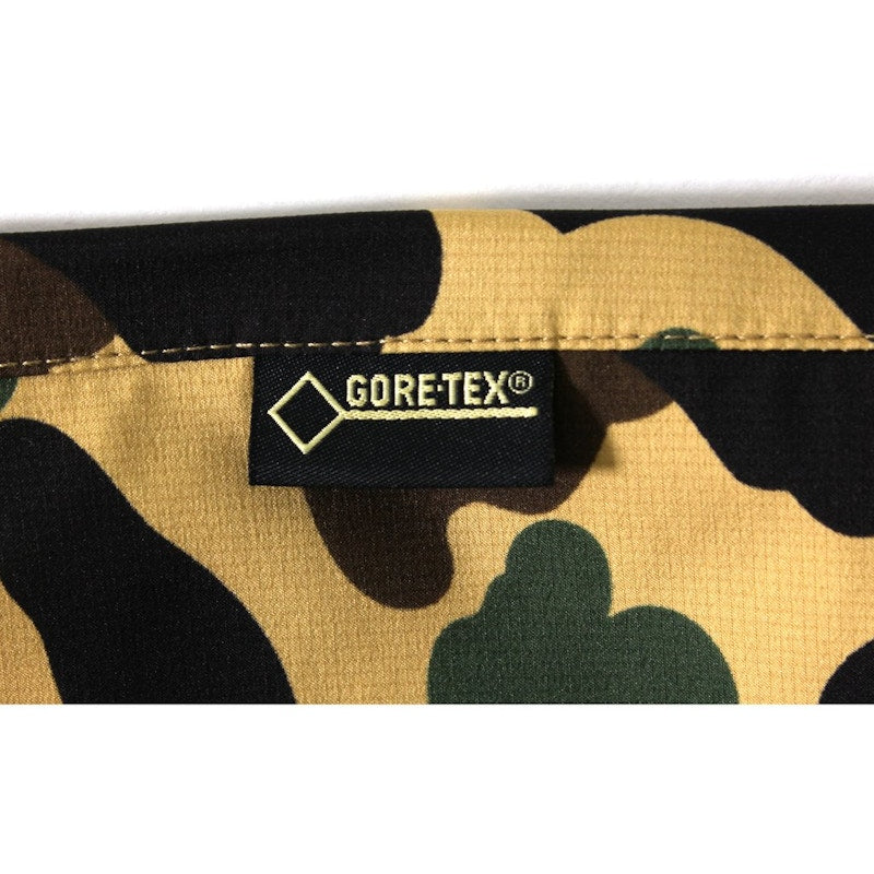 BAPE Gore-Tex 1st Camo Hoodie Jacket Jacket Yellow