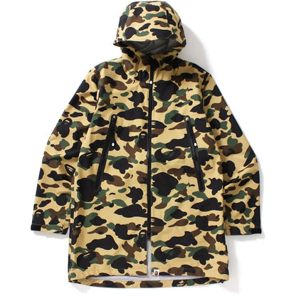 BAPE Gore-Tex 1st Camo Long Hoodie Jacket Jacket Yellow