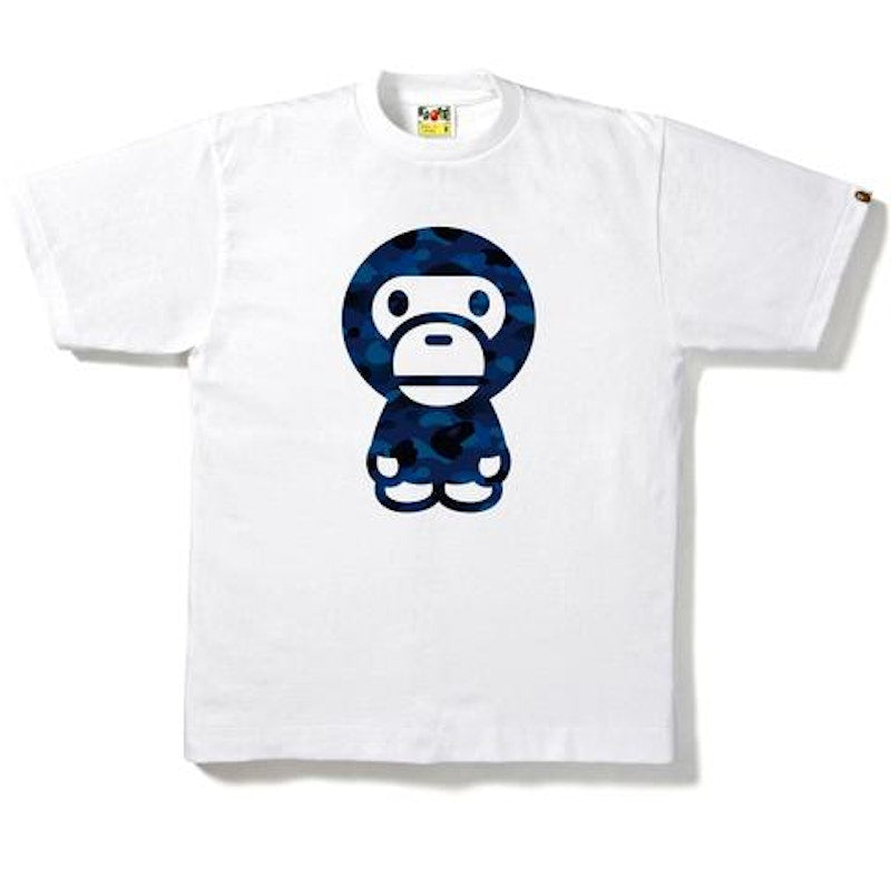 BAPE Gradation Camo Big Baby Milo Tee Tee White/Blue