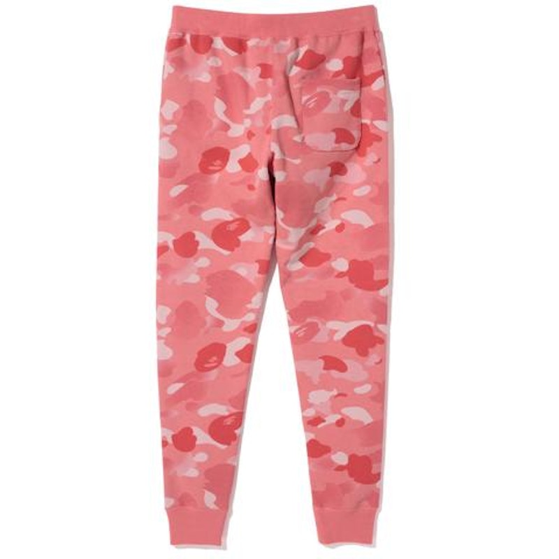 BAPE Gradation Camo Shark Slim Sweat Pants Pants (Ladies) Pink