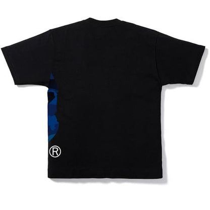 BAPE Gradation Camo Side Big Ape Head Tee Tee Black/Blue