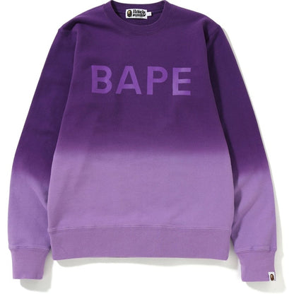 BAPE Gradation Crewneck Purple