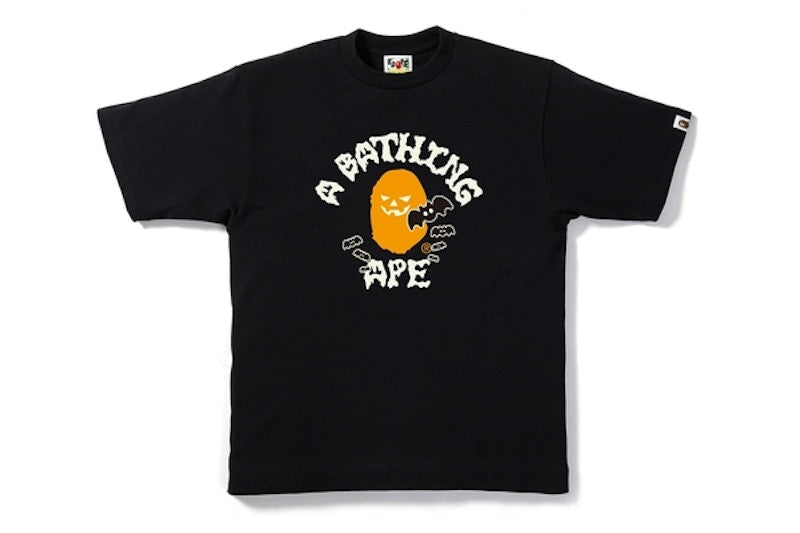 BAPE Halloween College Tee 1 Black/Orange