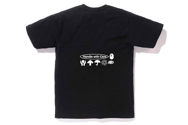 BAPE Handle With Care Tee Black