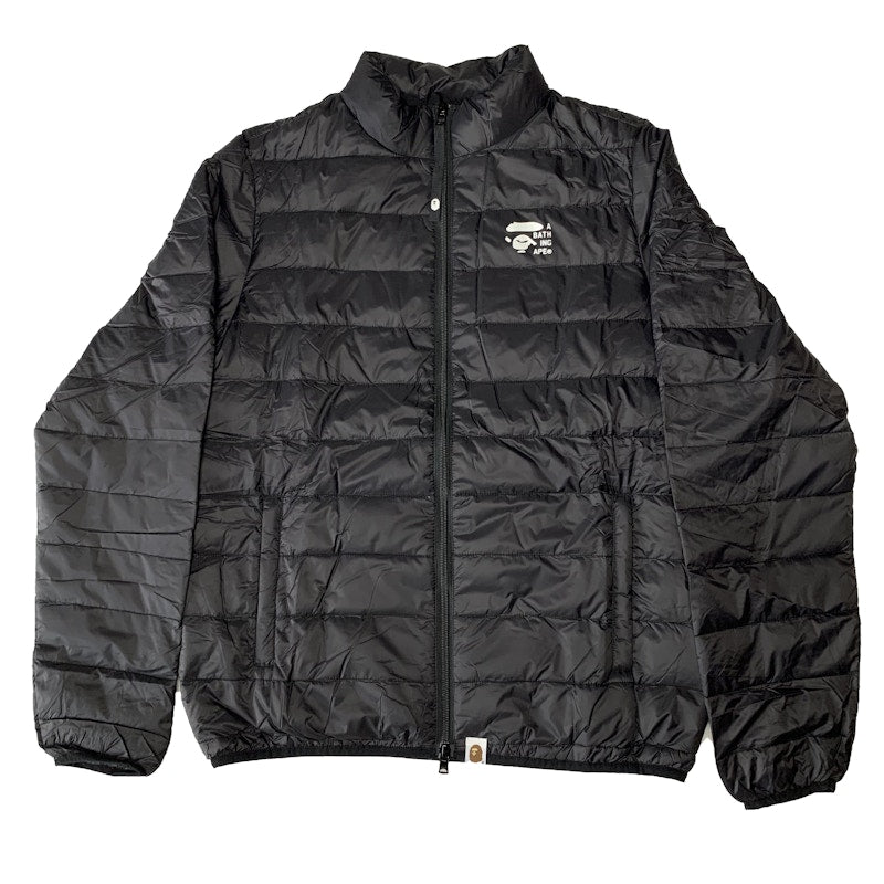 BAPE Happy New Year Light Down Jacket Black