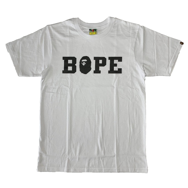 BAPE Happy New Year Spell Out Tee White
