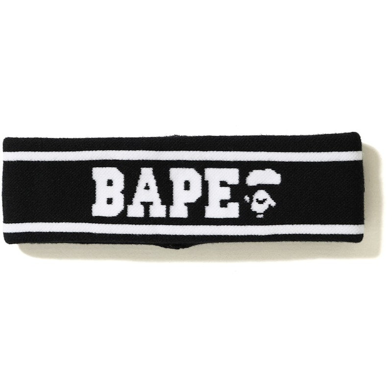 BAPE Logo Headband Black