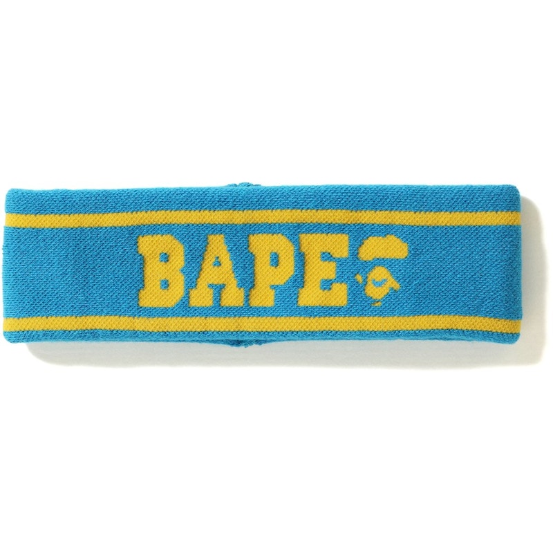 BAPE Logo Headband Light Blue